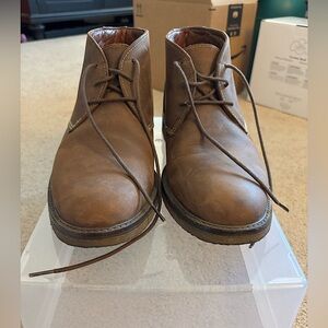Men's Brown Leather Chukka Boots